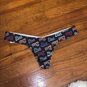 Pink VS Thong Panty Size L
